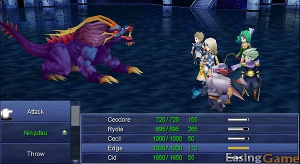 Final Fantasy 4 modification cheats
